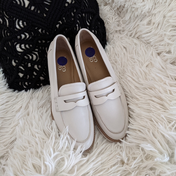 NWOT Franco Sarto Cedra Loafer, Metallic Accents - Picture 4 of 10